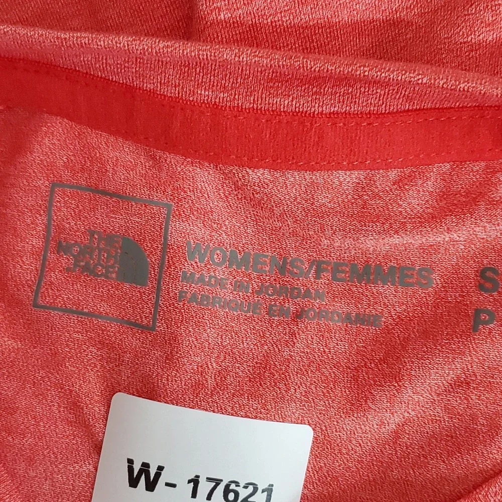 The North Face Women Shirt S Coral W Wander S/S Crew Neck Pullover Short Sleeve